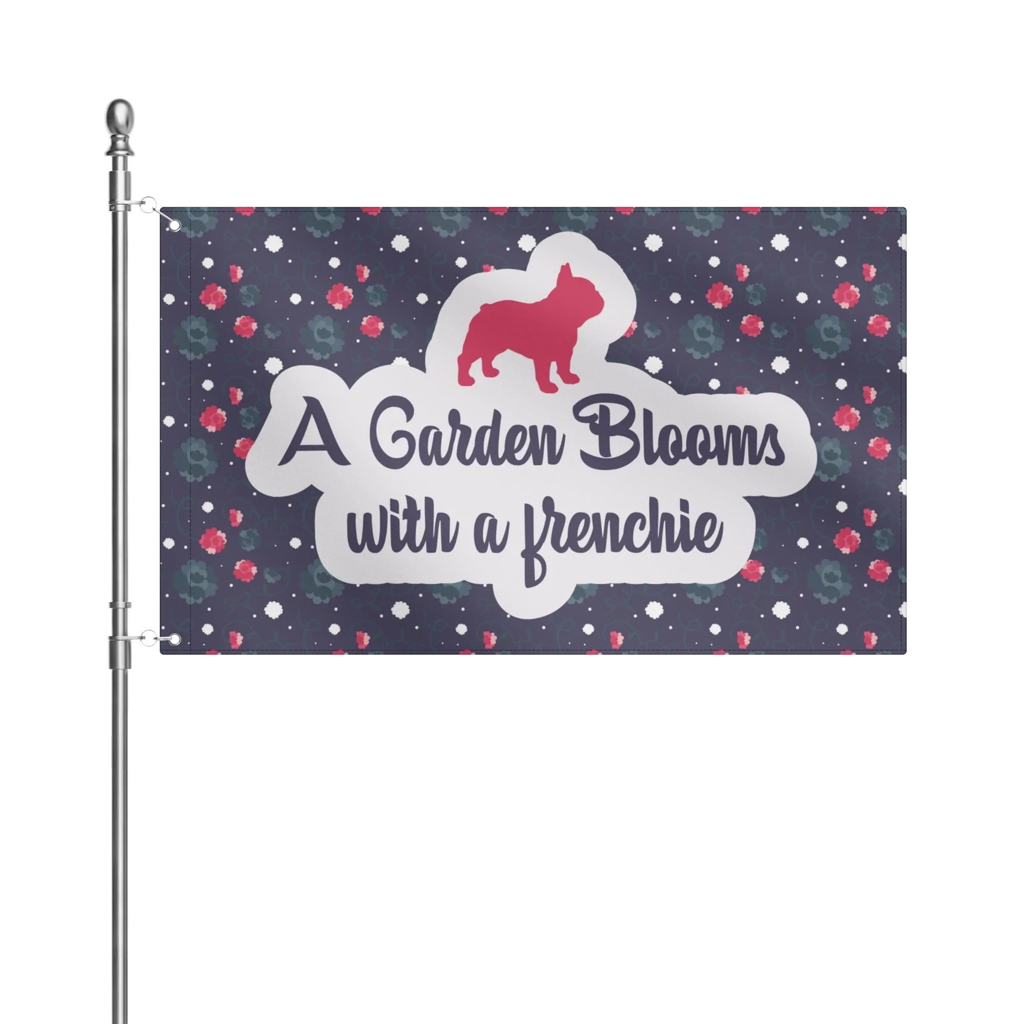 French Bulldog Ace Garden Flags For Frenchie Lovers Durable Dog Item