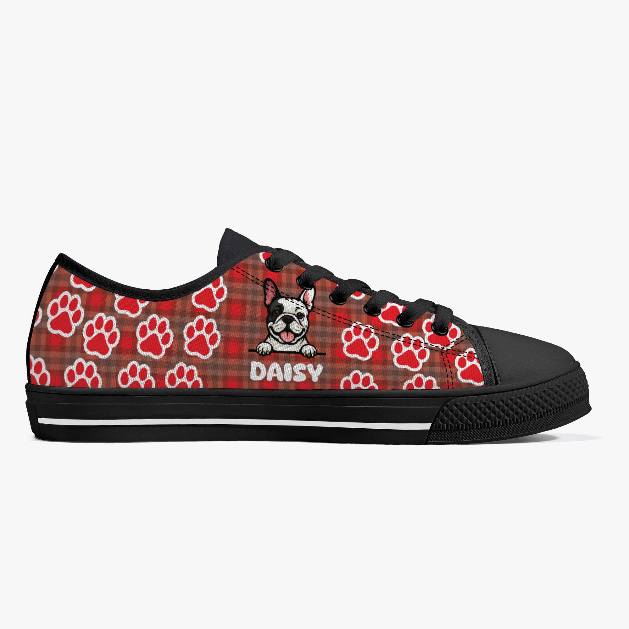 Street-Ready Hunter - Personalized Classic Low-top Canvas Shoes as a
