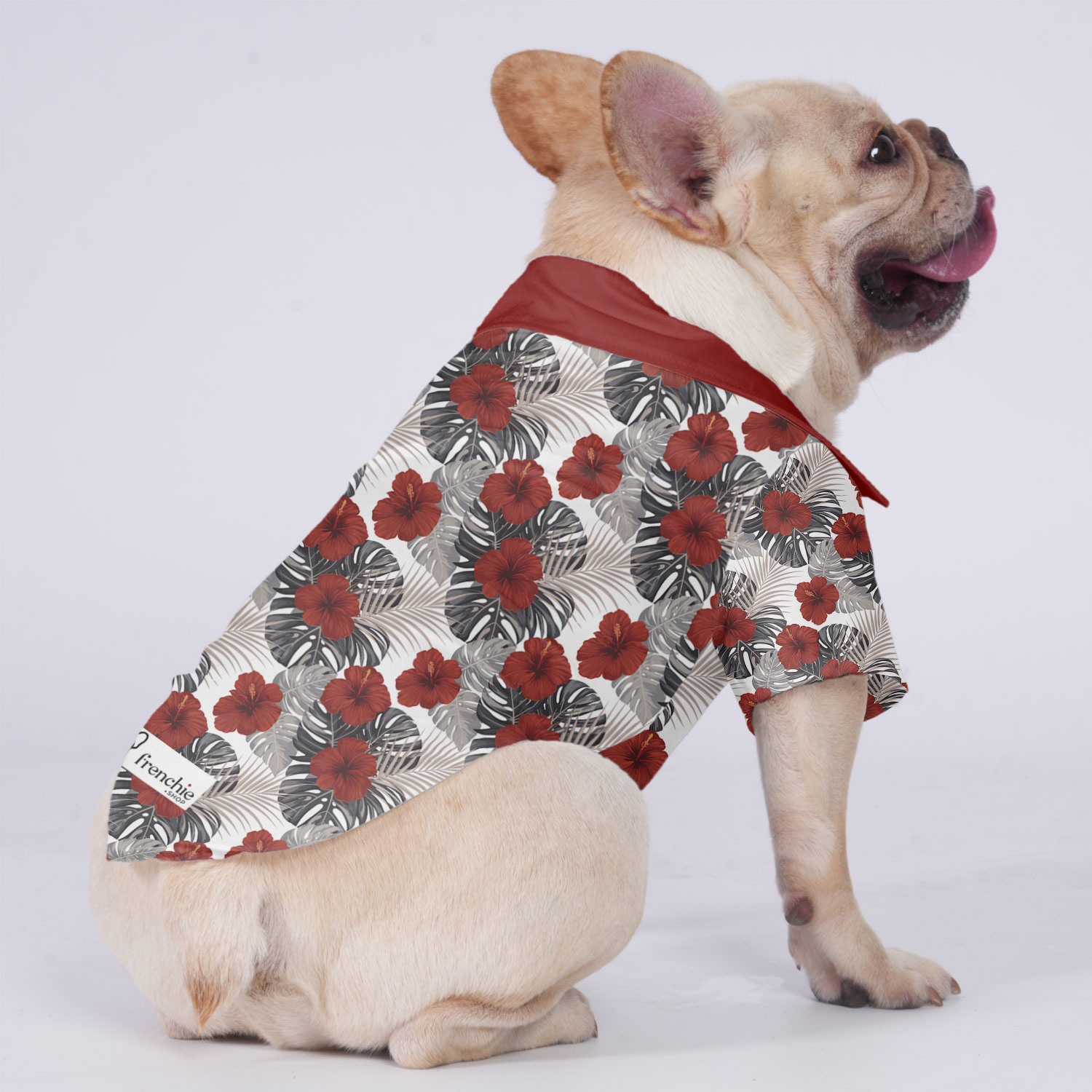 Bulldog Themed Hawaiian Shirt For Frenchies Outdoor Style | Comfy Fit