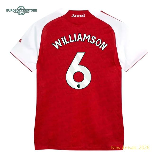 Arsenal 2024-25 Home Fan Version For Women (Williamson Football Shirt