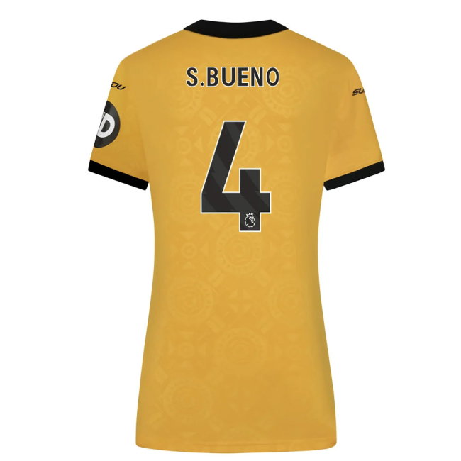 2025-2026 Wolves Home Shirt (Womens) (S.Bueno 4)
