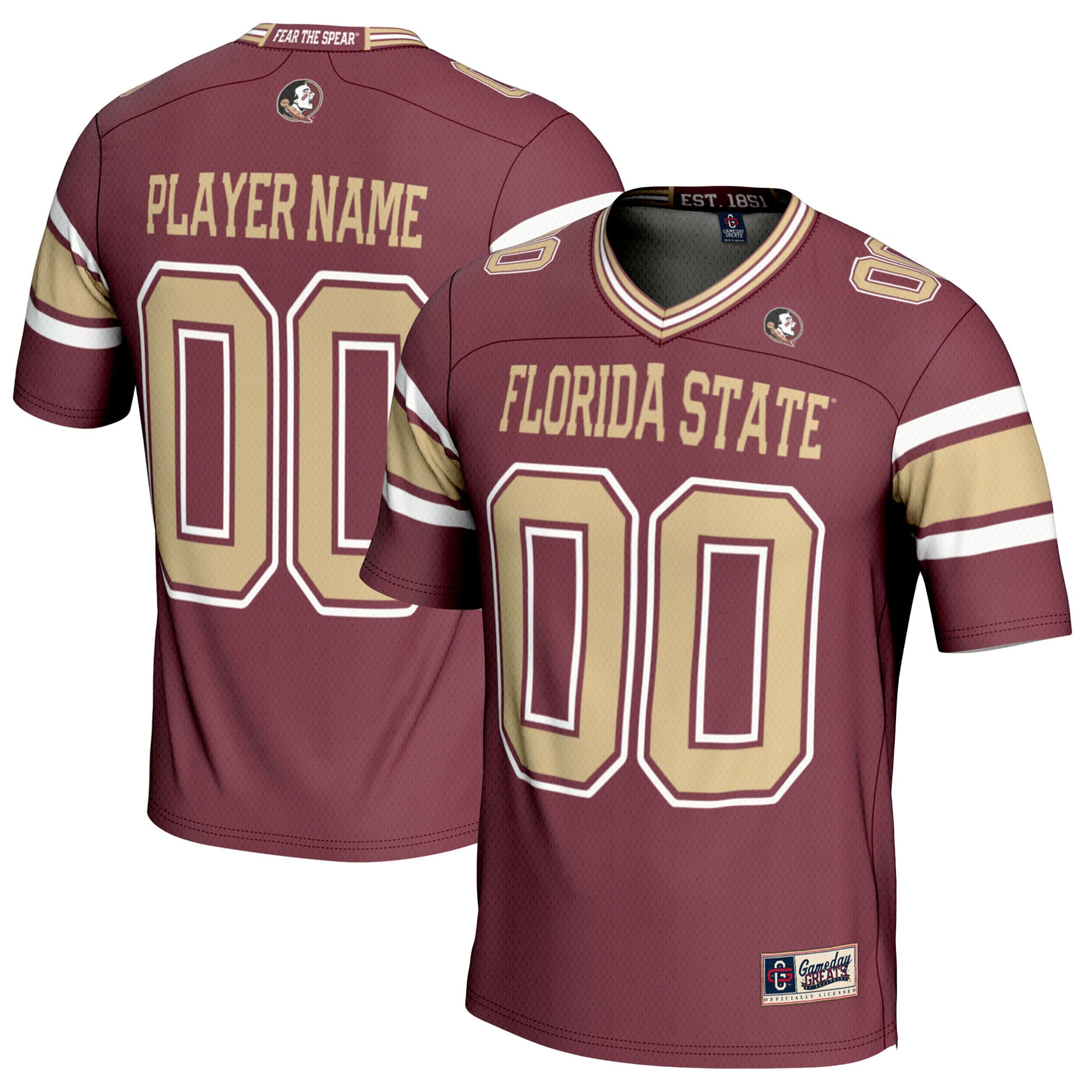 [NJP] Women's Florida State Seminoles GameDay Greats NIL Pick-A-Player Football Jersey - Garnet