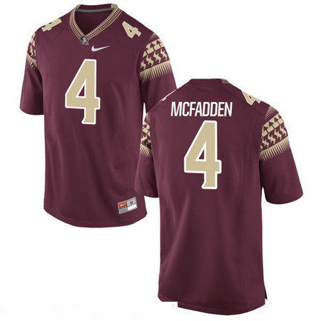 Men's None Red 2016 home jersey Tarvarus Mc #4 authentic Jersey