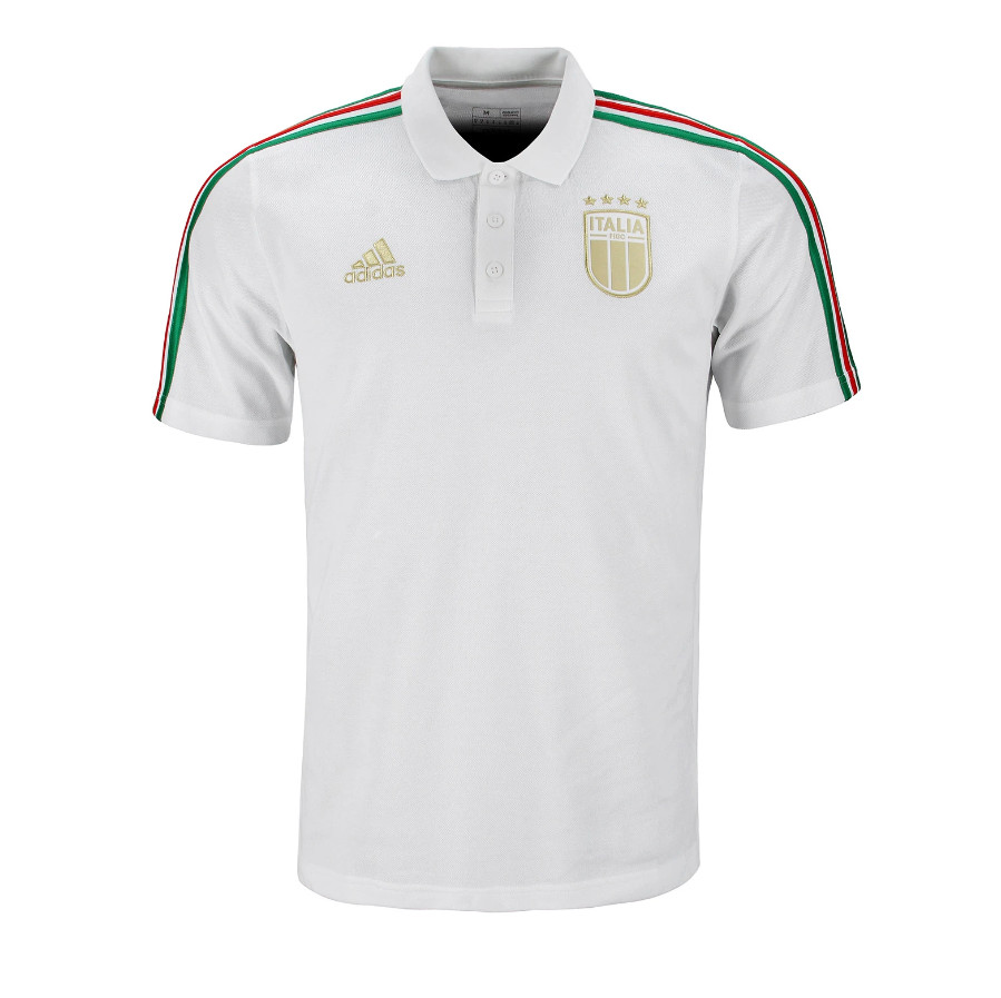 Elite 2024 Italy White Polo Shirt - Official Replica 6502