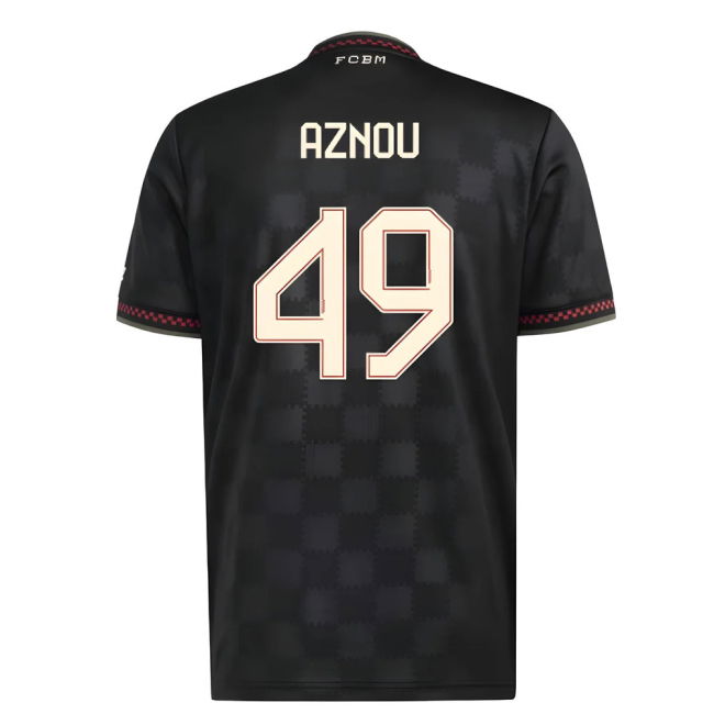 2025-2026 Bayern Third Retro Shirt (Aznou 49) Lightweight