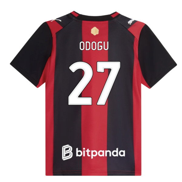 [DDJ] 2026-2027 AC Milan Home Shirt (Kids) (Odogu 27)