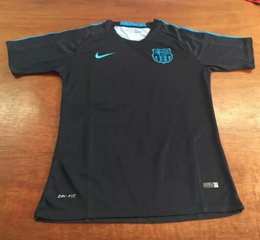 Authentic Barca Barcelona Pre-Match 2016 Black Training Shirt