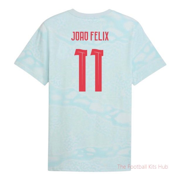 2026-2027 Portugal FtblCulture Tee AOP (Sea Glass) (Joao Felix 11)