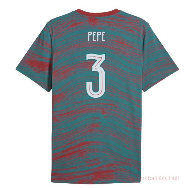 [LK] 2026/27 Portugal FtblCulture Tee AOP (Red) (Pepe 3)