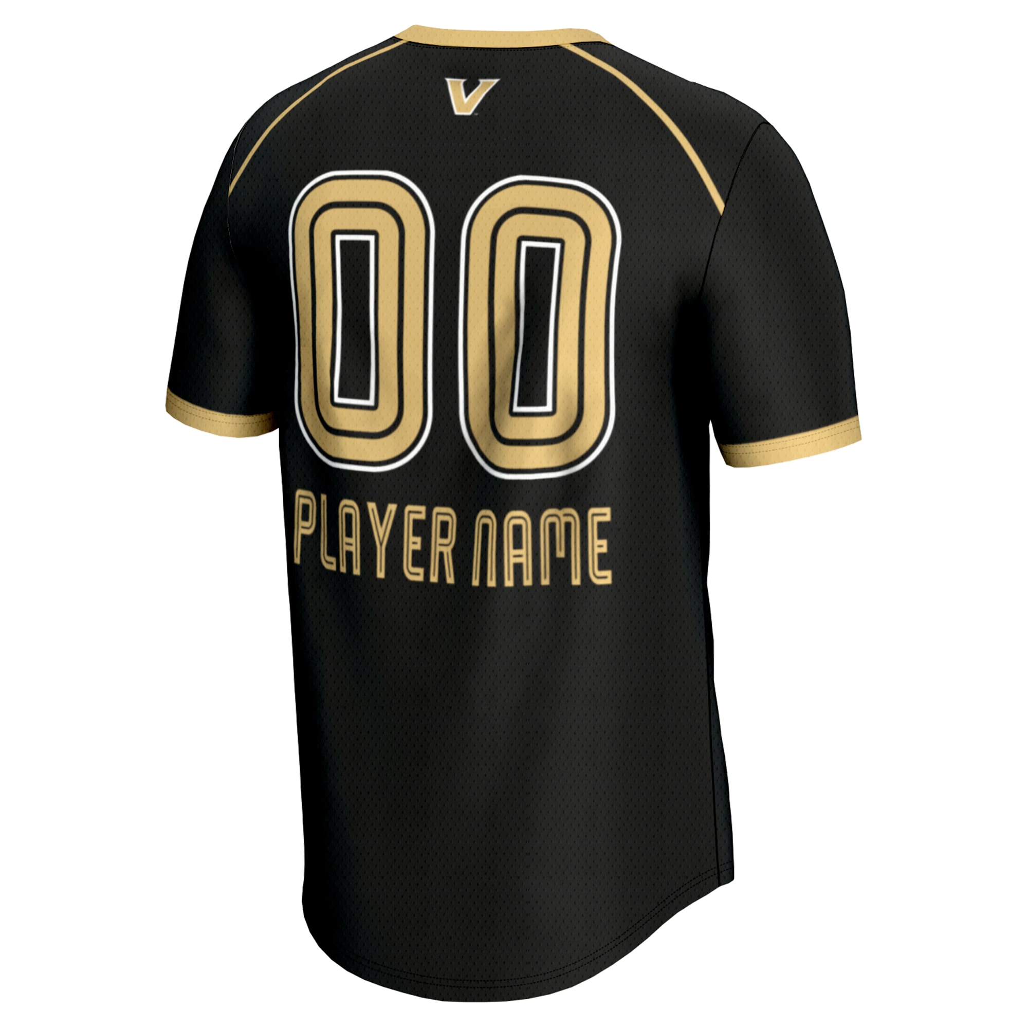 [NJP] Vanderbilt Commodores GameDay Greats Youth NIL Pick-A-Player Lightweight Women's Lacrosse Jersey - Black