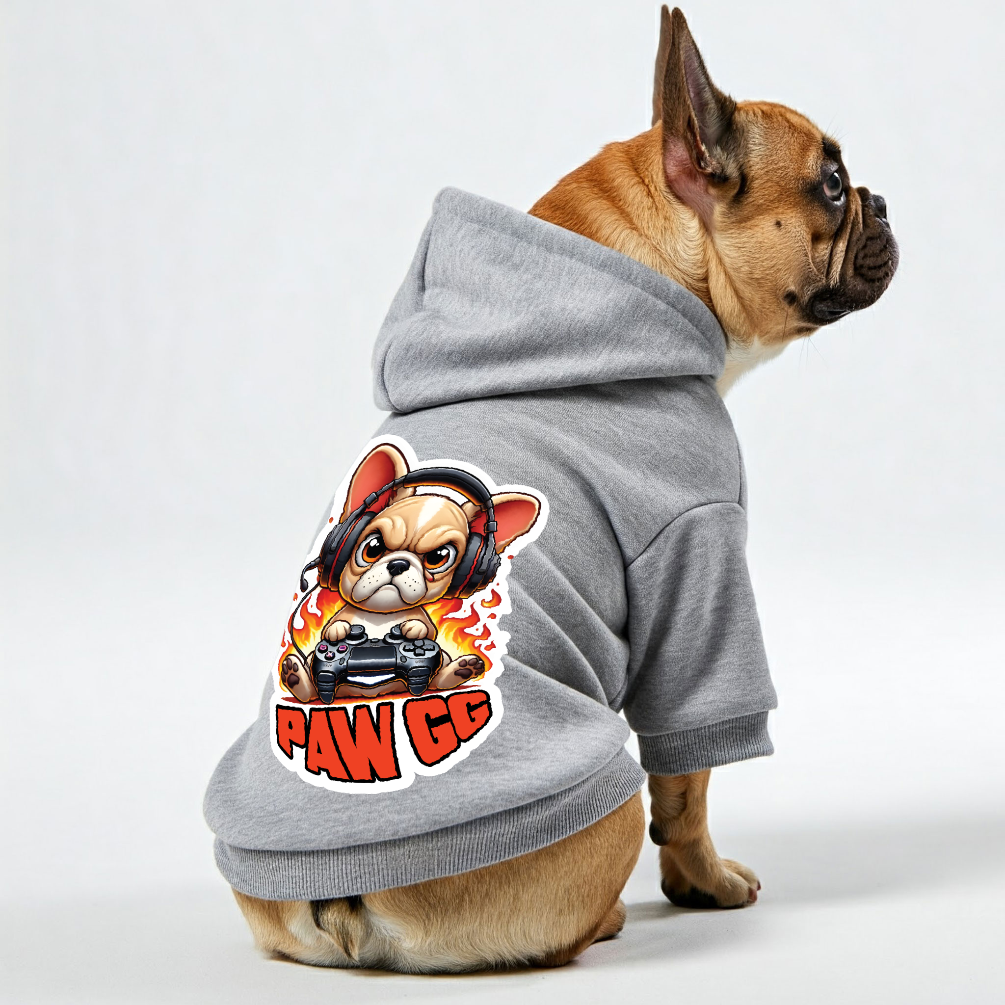 Lifestyle-Driven Paw Gg - Personalized French Bulldog Hoodies With Fu...
