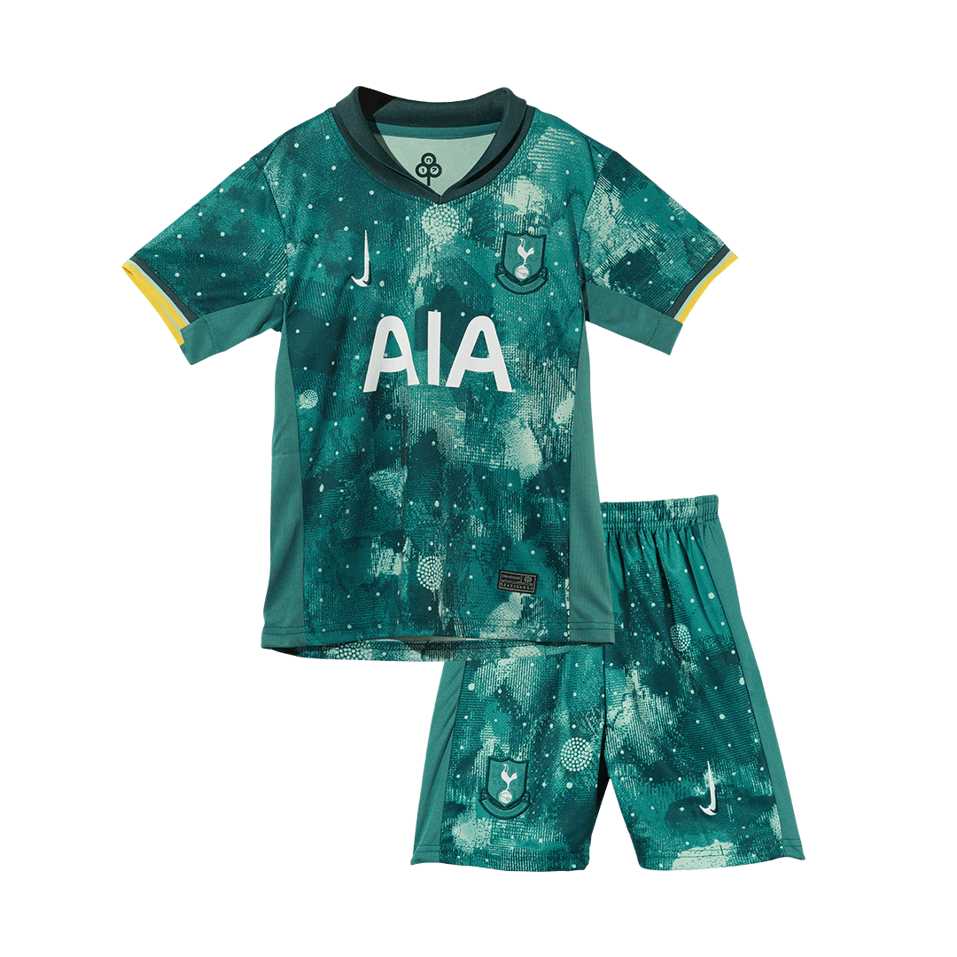 Kid's Tottenham Hotspur Third Away Soccer Jersey Kit(Jersey+Shorts) 20