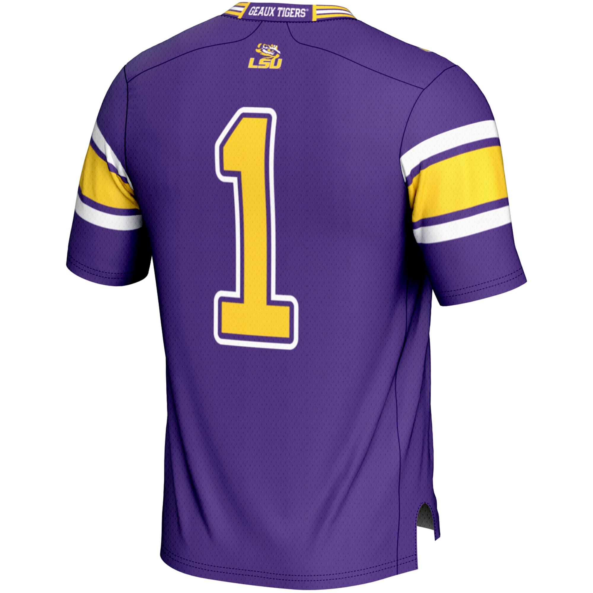 #1 LSU Tigers GameDay Greats Youth Endzone Football Jersey - Purple