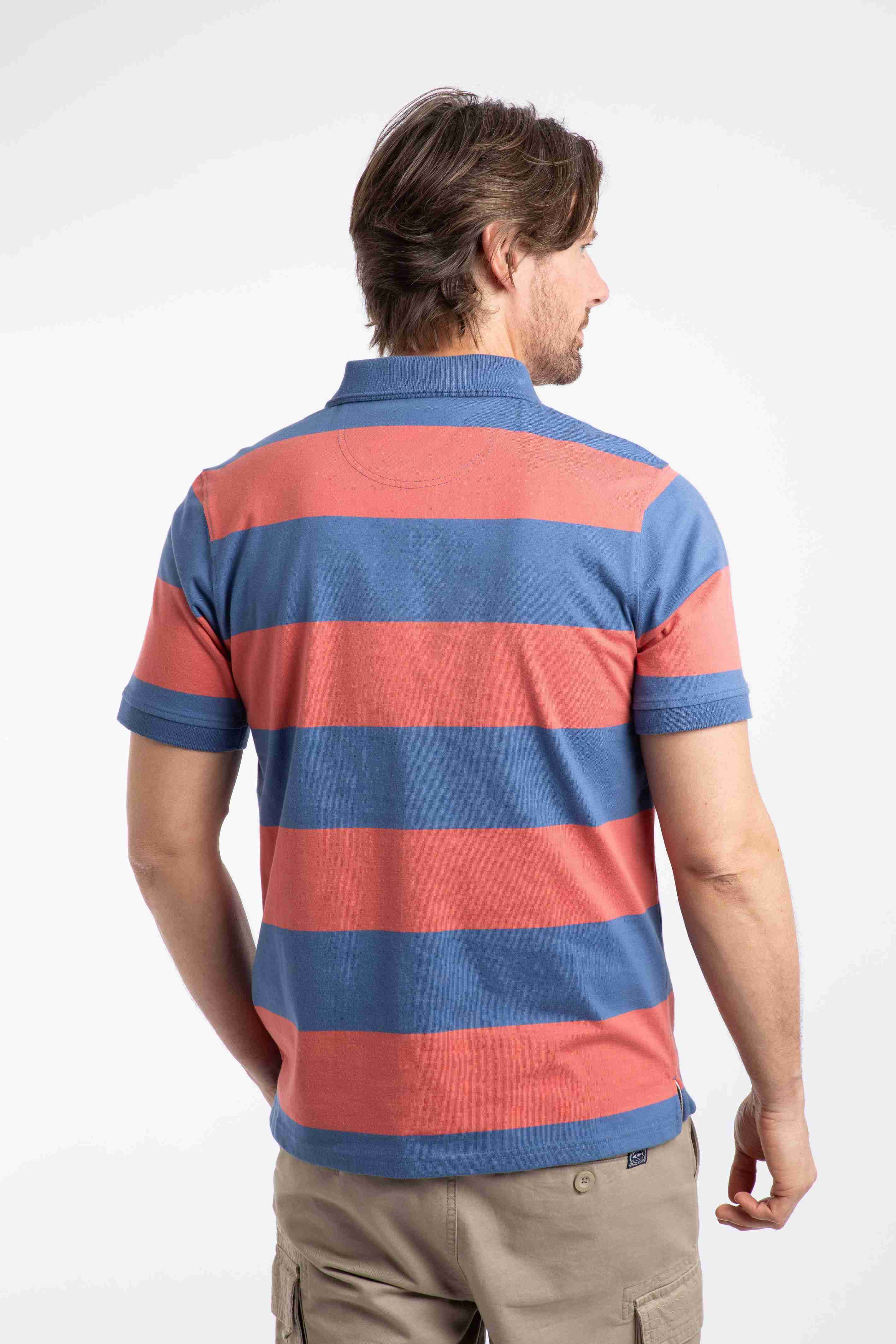 Ronald Striped Polo Shirt Nantucket