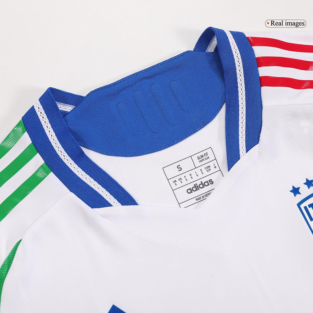 Player Version CHIESA #14 Italy Away Soccer Jersey Euro 2024Authentic
