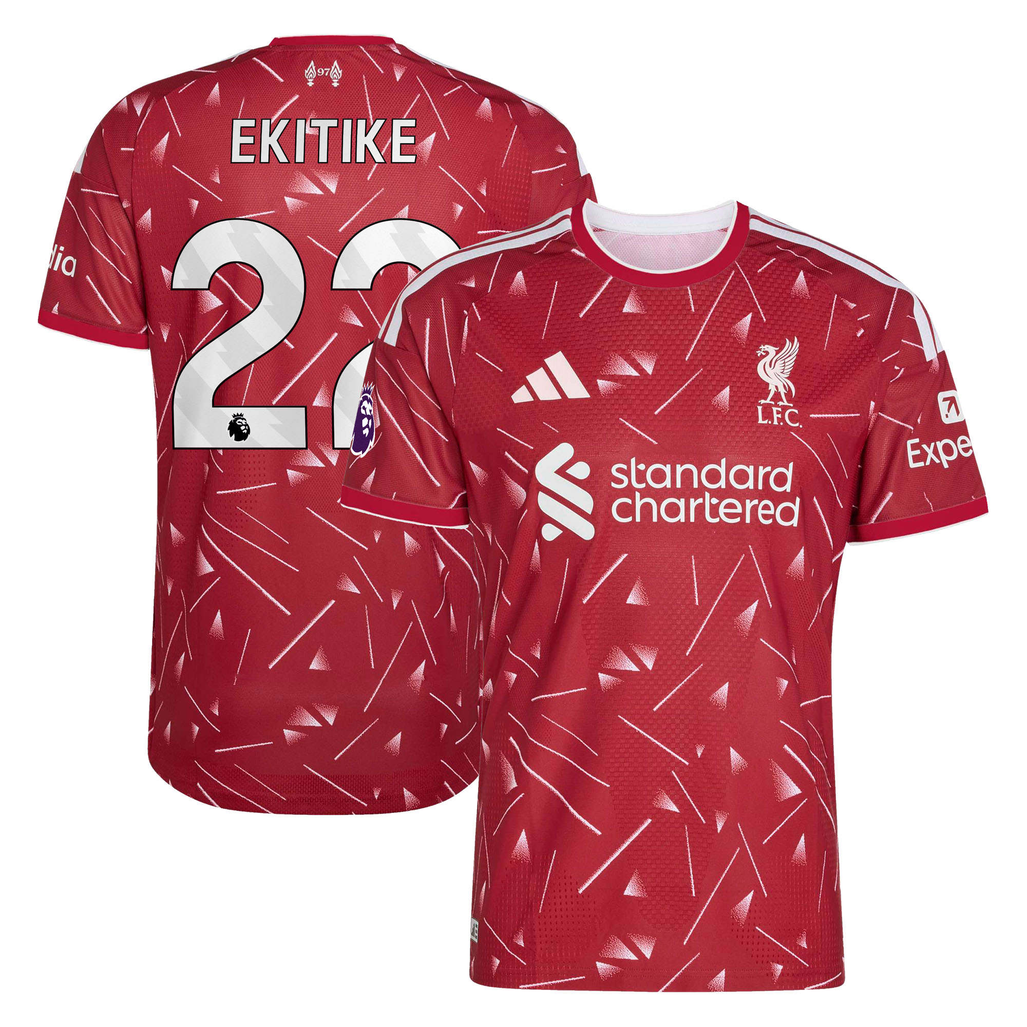 [SJH] Hugo Ekitike Liverpool 2026/27 Home On-Field Authentic Jersey - Red