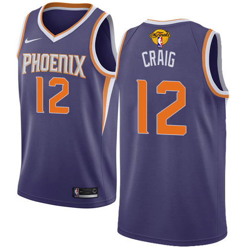 Purple Nike Phoenix Suns #12 Suns Jersey - Durable Fabric Quality