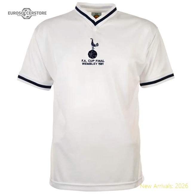 Official Tottenham Hotspur 1981 Fa Cup Final Retro Shirt (your Name