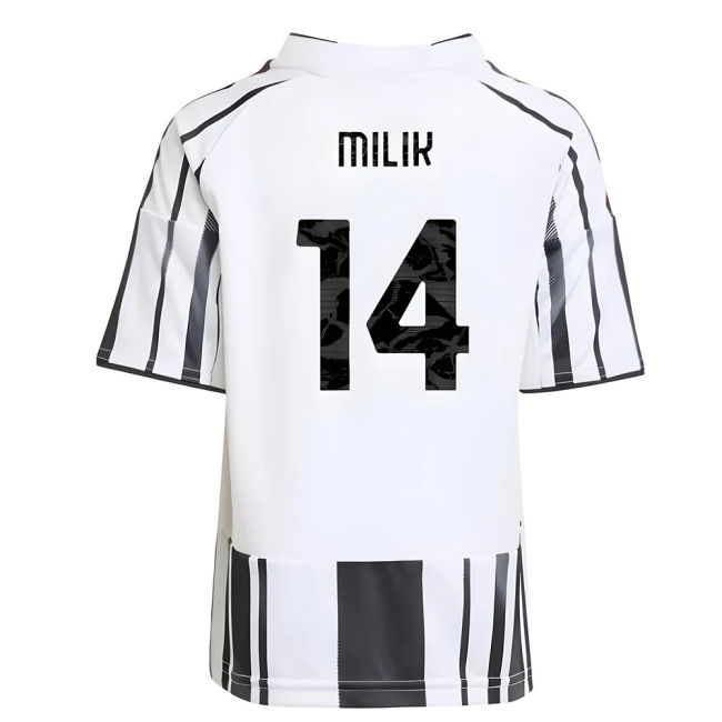 Durable Material Juve Milik #14 2024-2025 Season Replica Football Kit