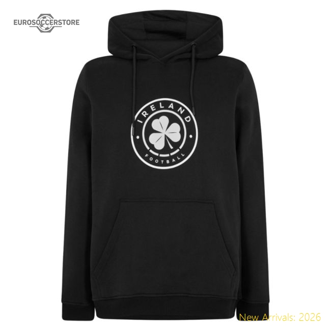 2025-2026 Ireland Crest Hoodie (Black)
