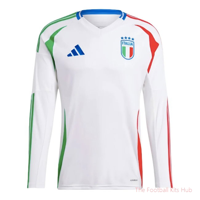 2024-2025 Italy Long Sleeve Away Shirt