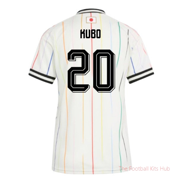 Japan 2026-2027 Away Shirt Kubo #20 Team Kit Women's Club Jersey