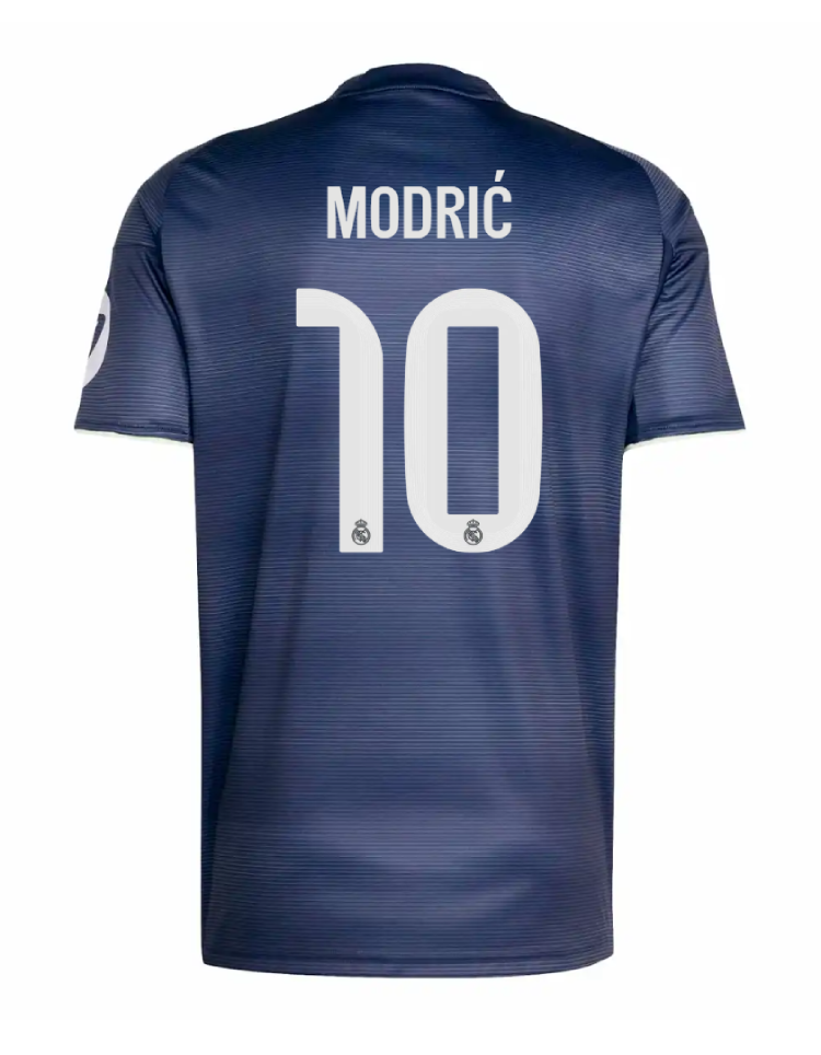 Real Madrid 25-26 Season Away Jersey with Modrić's Number 10