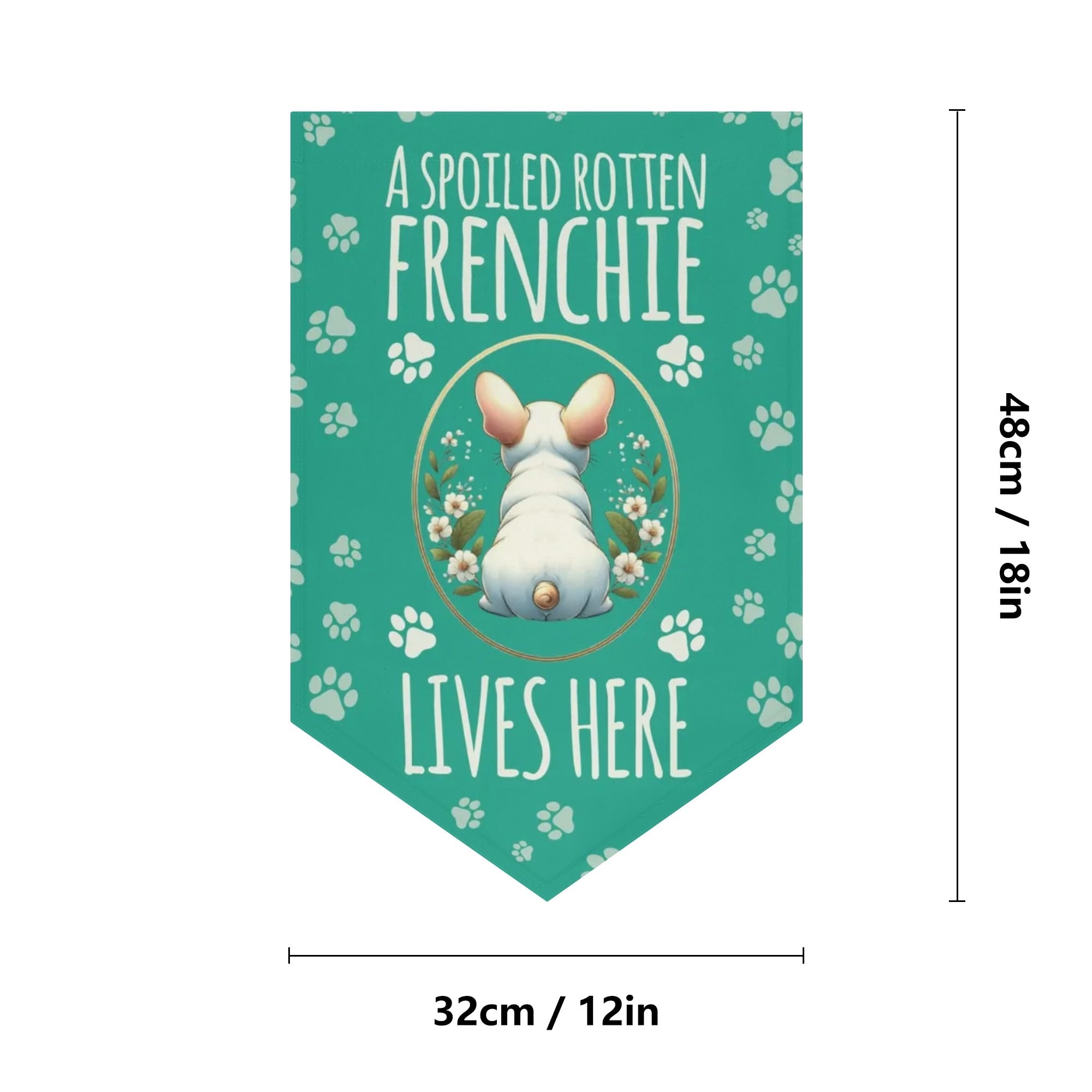 Trendy Everyday Hank - Garden Flag Banner for Pet Enthusiasts Durable