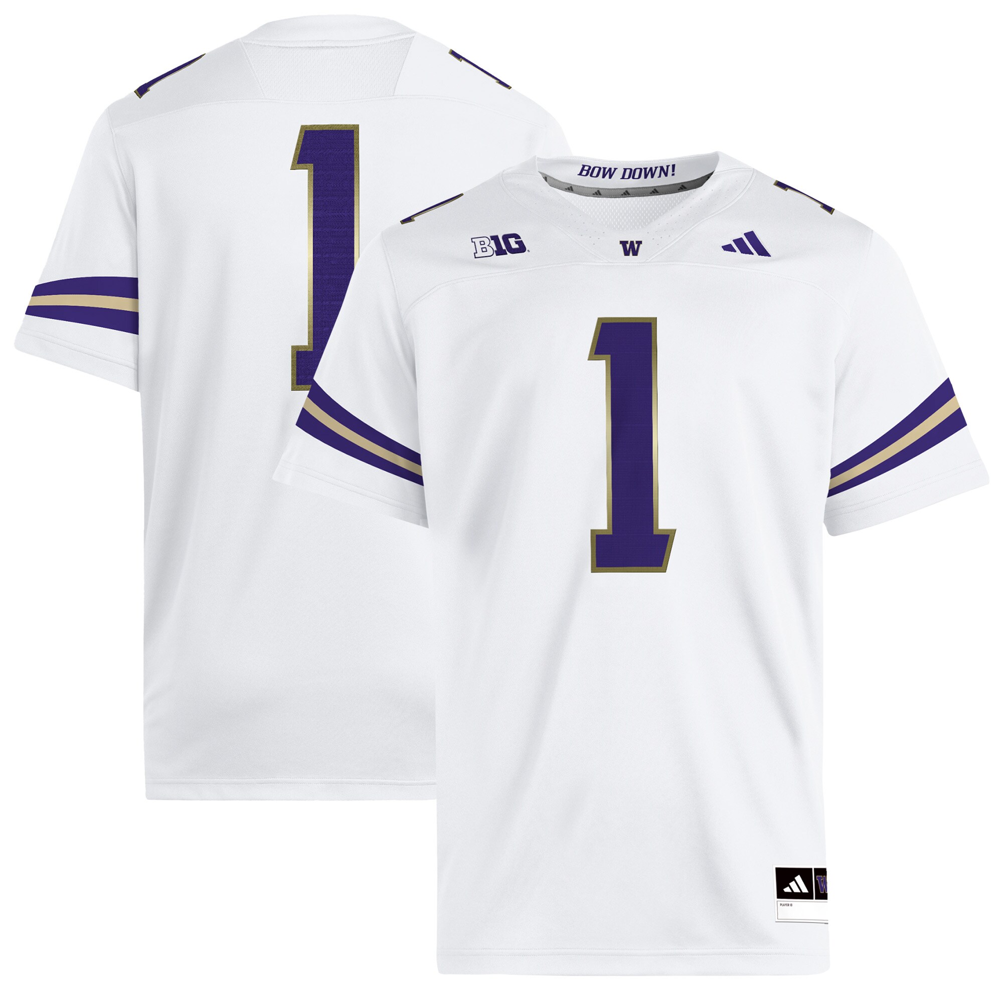 [DDG] Washington Huskies Premier Jersey - White