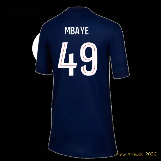 2025-2026 Football Team Kids Gentle Jersey Mbaye Dri-fit