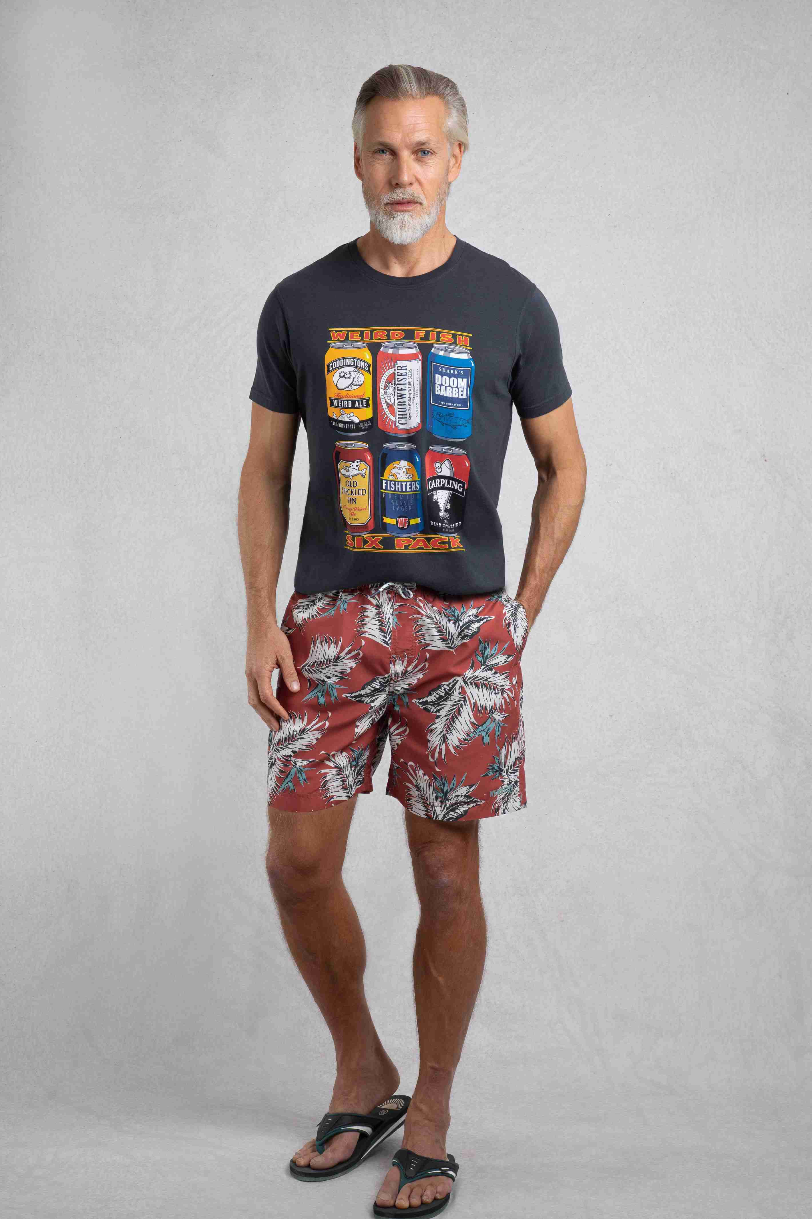 Belukha Printed Swim Shorts Paprika