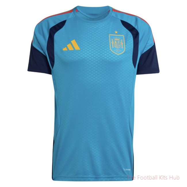 2026-2027 Spain Training Jersey (Bold Aqua)