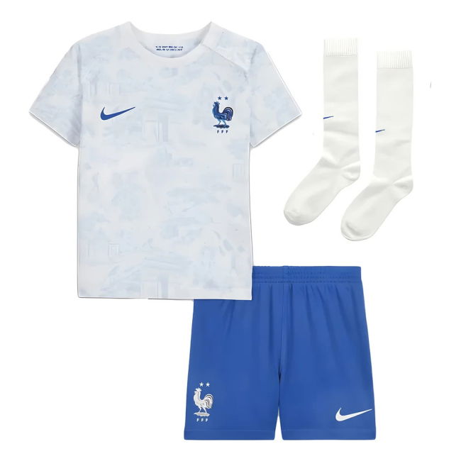 Official Licensed France Away Supporter Shirt for Kids
