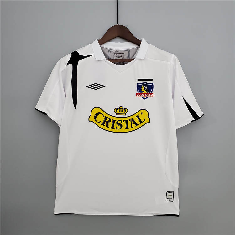 Match Quality Colo-Colo Retro Soccer Jersey 2006 Black Away Football