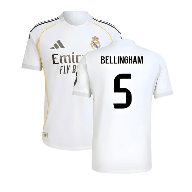 Authentic 2025-2026 Real Madrid Spanish Home Kit (1)