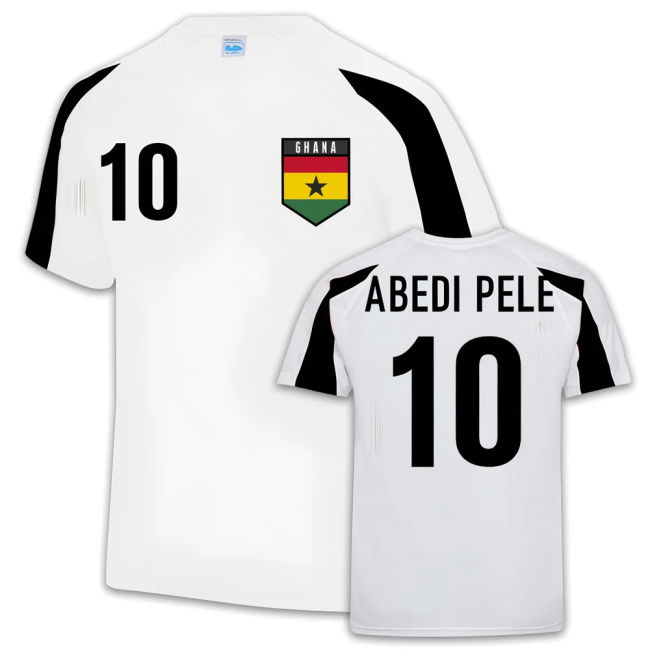Aero-Dynamic Ghana Sports Training Jersey (Abedi Pele 10)
