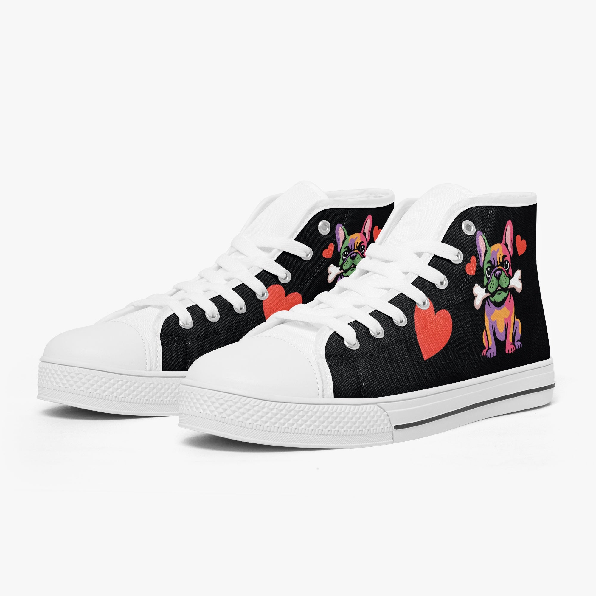 Madalene - Trendy Classic High-top Canvas Shoes Pet Owner Apparel