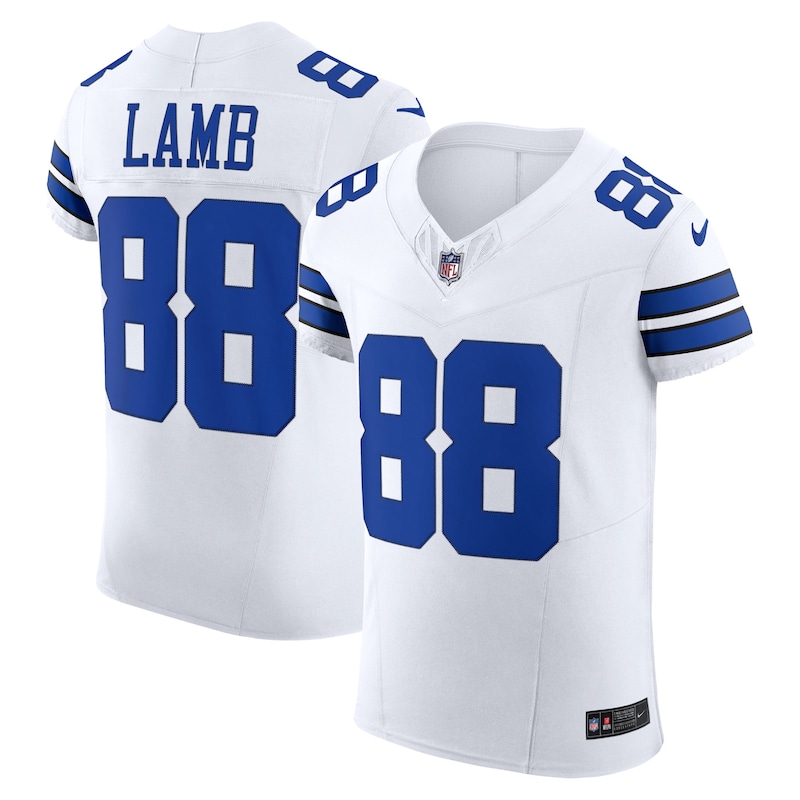None CeeDee Lamb DAL Cowboys Vintage Official Jersey Game Day Wear