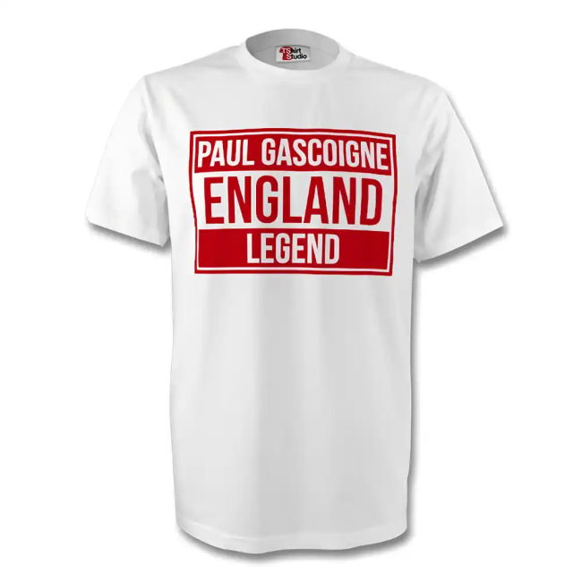 Authentic Paul Gascoigne England Kit Tournament Jersey Athletic
