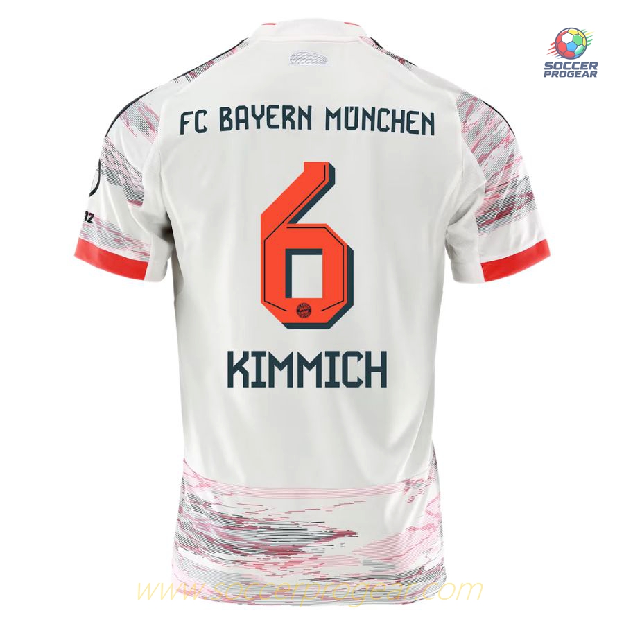 Bayern Munich Away Youth Jersey Set Team Jersey 2025-2026 Season Kimmich
