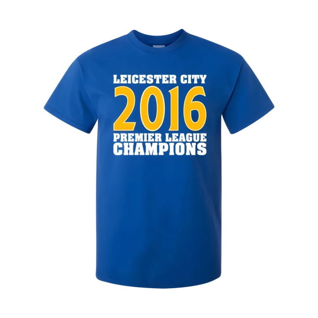 Men's Leicester City 2016 Premier League Champions T-Shirt (Okazaki...