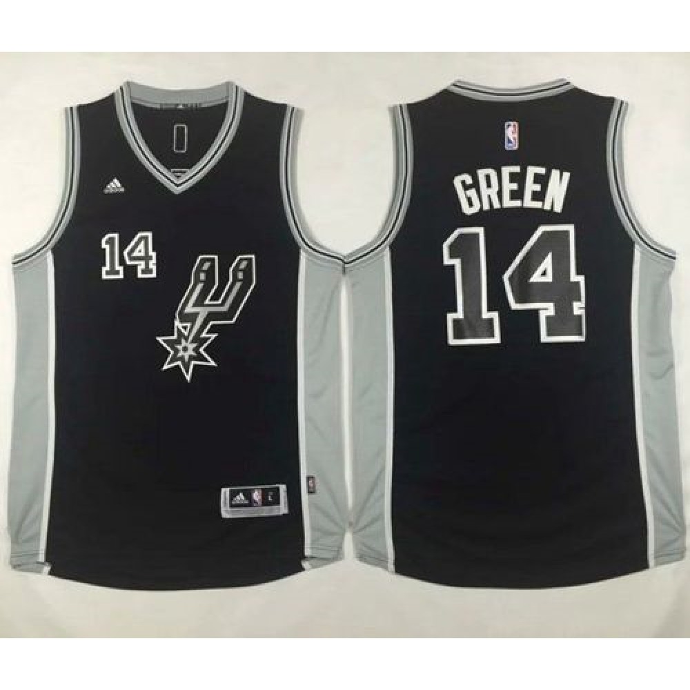 Collector's Item Durable Men's Spurs #14 Danny Green Basketball Jersey