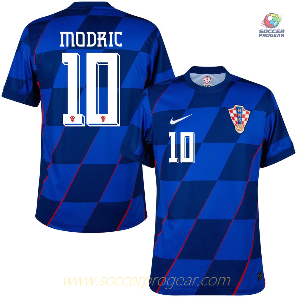 Croatia Away Kids Football Jersey 2024-25 Edition Modric