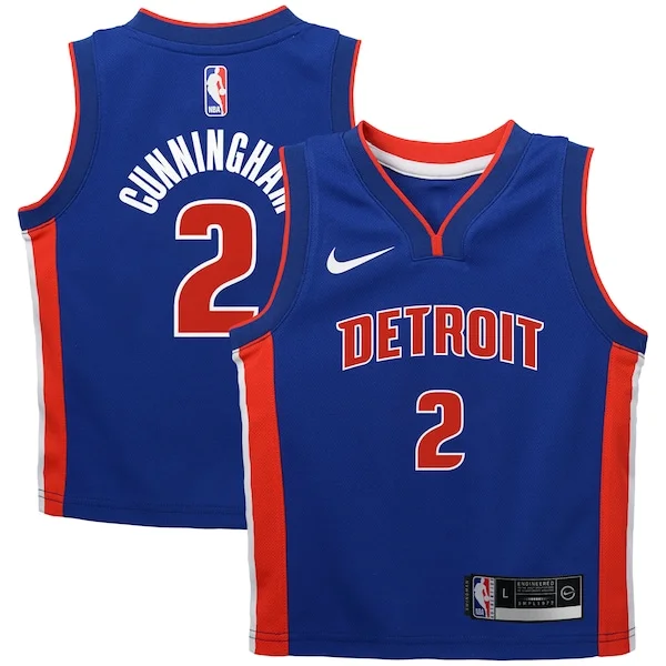 Cade Cunningham DET Official Swingman Jersey - Durable - Fan Favorite