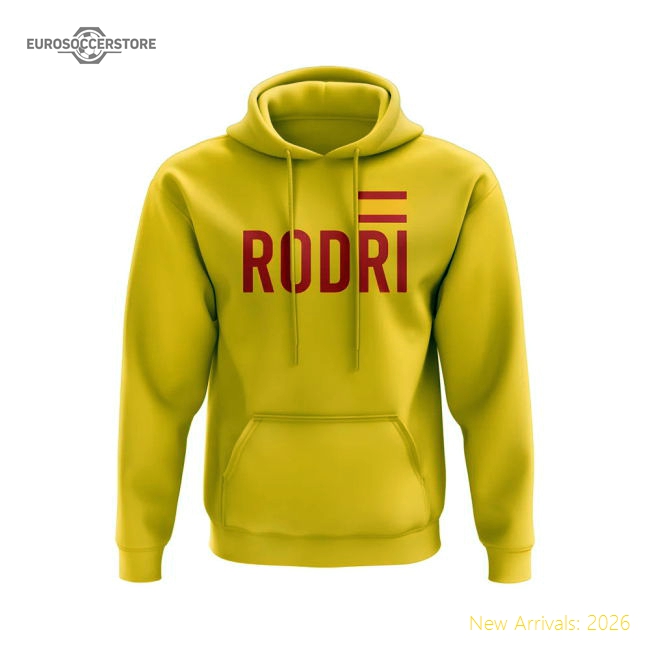 Rodri Spain Flag Hoody (Yellow)
