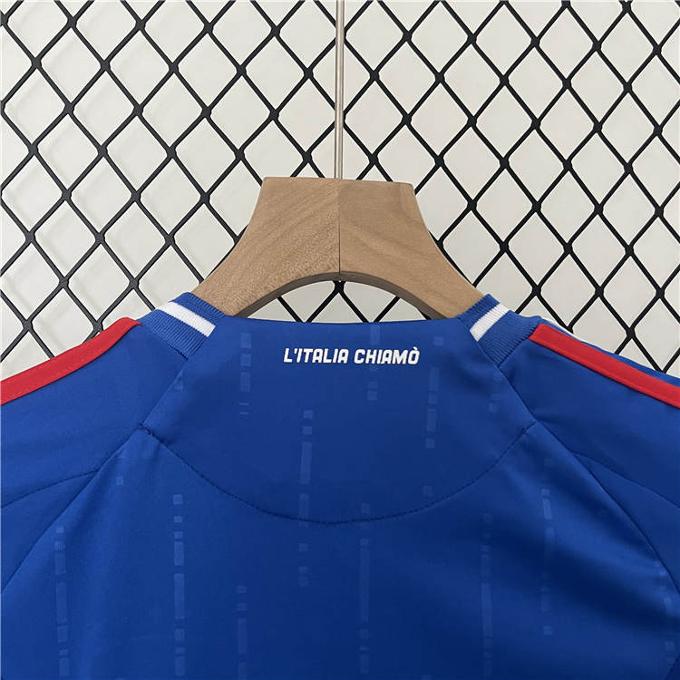Kids Italy UEFA Euro 2024 Home Kit ShirtShorts - Official Replica