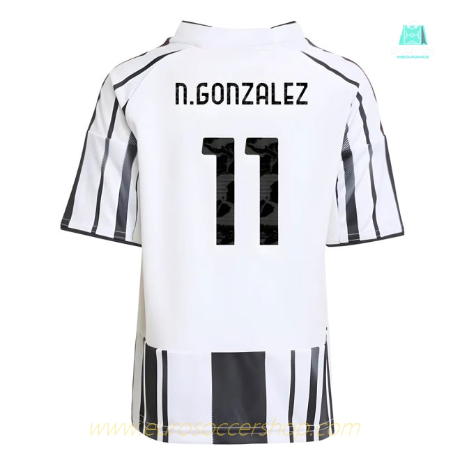 2025-2026 Juventus Home Mini Kit (N.Gonzalez 11)