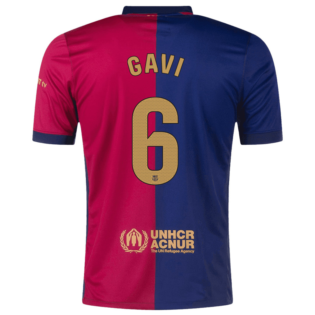 Moisture Wicking Barca Barcelona 2425 Home Shirt GAVI 6