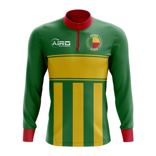 Limited-Edition World-Class Benin Concept Football Half Zip Midlayer