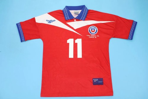 Professional 1998 Chile Jersey Retro World Cup With Special Edition